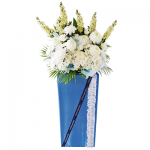 FS-45 BUY BLUE FUNERAL FLOWER STAND