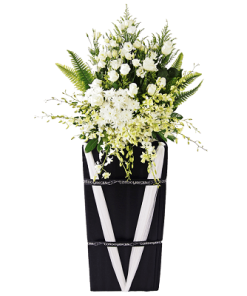 FS-47 BUY BLACK FUNERAL FLOWER STAND