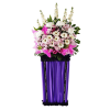 FS-46 BUY PURPLE FUNERAL FLOWER STAND