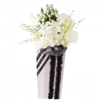 FS-44 BUY WHITE FUNERAL FLOWER STAND