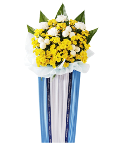 FS-37 BUY BLUE FUNERAL FLOWER STAND