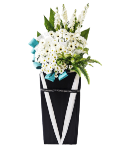FS-38 BUY BLACK FUNERAL FLOWER STAND