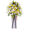 FS-34 BUY WHITE FUNERAL FLOWER STAND