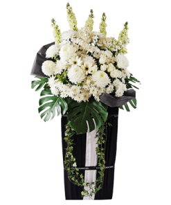 FS-49 BUY BLACK FUNERAL FLOWER STAND