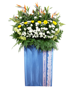 FS-54 BUY BLUE FUNERAL FLOWER STAND