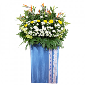 FS-54 BUY BLUE FUNERAL FLOWER STAND