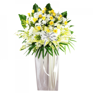 FS-55 FUNERAL FLOWER STAND - FFS Funeral Flowers Singapore