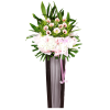 FS-03 BUY BLACK FUNERAL FLOWER STAND