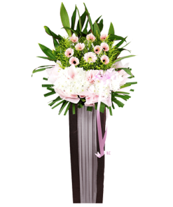 FS-03 BUY BLACK FUNERAL FLOWER STAND