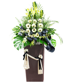 FS-01 BUY BROWN FUNERAL FLOWER STAND