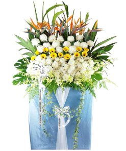 FS-16 BUY BLUE FUNERAL FLOWER STAND
