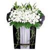 FS-24 BUY BLACK FUNERAL FLOWER STAND