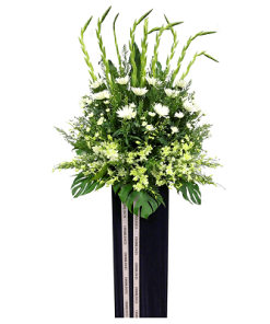 FS-76 BUY BLACK FUNERAL FLOWER STAND