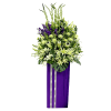 FS-75 BUY PURPLE FUNERAL FLOWER STAND