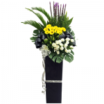 FS-78 BUY BLACK FUNERAL FLOWERS STAND