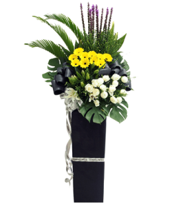 FS-78 BUY BLACK FUNERAL FLOWERS STAND