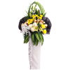 FS-79 BUY BLACK FUNERAL FLOWER STAND