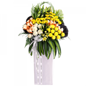 FS-81 BUY WHITE FUNERAL FLOWER STAND