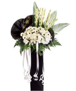 FS-93 BUY BLACK FUNERAL FLOWER STAND
