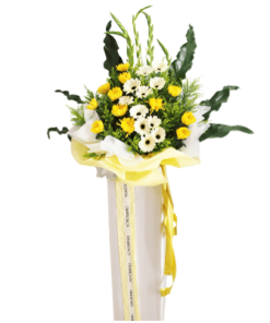 FS-87 BUY WHITE FUNERAL FLOWER STAND