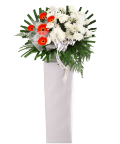 FS-85BUY BLACK FUNERAL FLOWER STAND