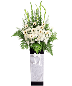 FS-84 BUY BLACK FUNERAL FLOWER STAND