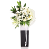 FS-83 BUY BLACK FUNERAL FLOWER STAND