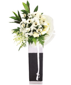 FS-83 BUY BLACK FUNERAL FLOWER STAND