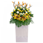 FS-101 BUY WHITE FUNERAL FLOWER STAND