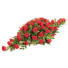 CS-03 red roses CASKET SPRAYS in Singapore