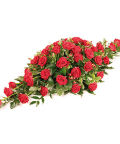 CS-03 red roses CASKET SPRAYS in Singapore