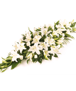 CS-02 buy lilies CASKET SPRAYS in Singapore