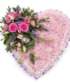 HSW-03 shop PINK HEART SHAPE WREATH