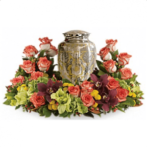 FUF-03 summer color FUNERAL URN FLOWERS