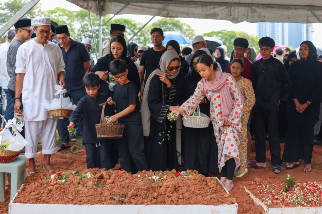 Singapore malay muslim funeral flowers