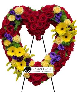 Heart Shaped Stand arrangement