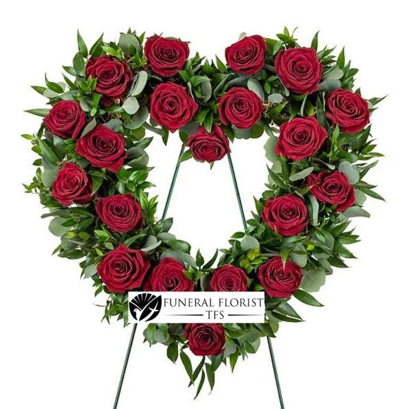 cheap heart shaped wreath stand