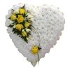 closed heart wreath funeral sg