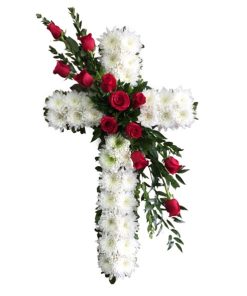 simple cross wreath