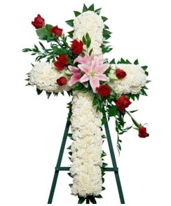 cross wreath online