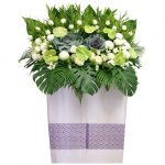 big funeral flower stand