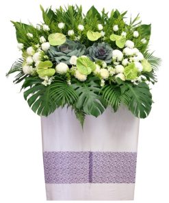 big funeral flower stand