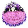 small funeral posy pink