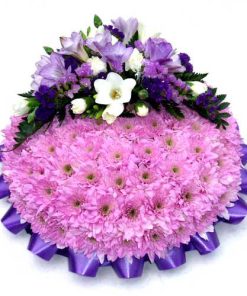 small funeral posy pink
